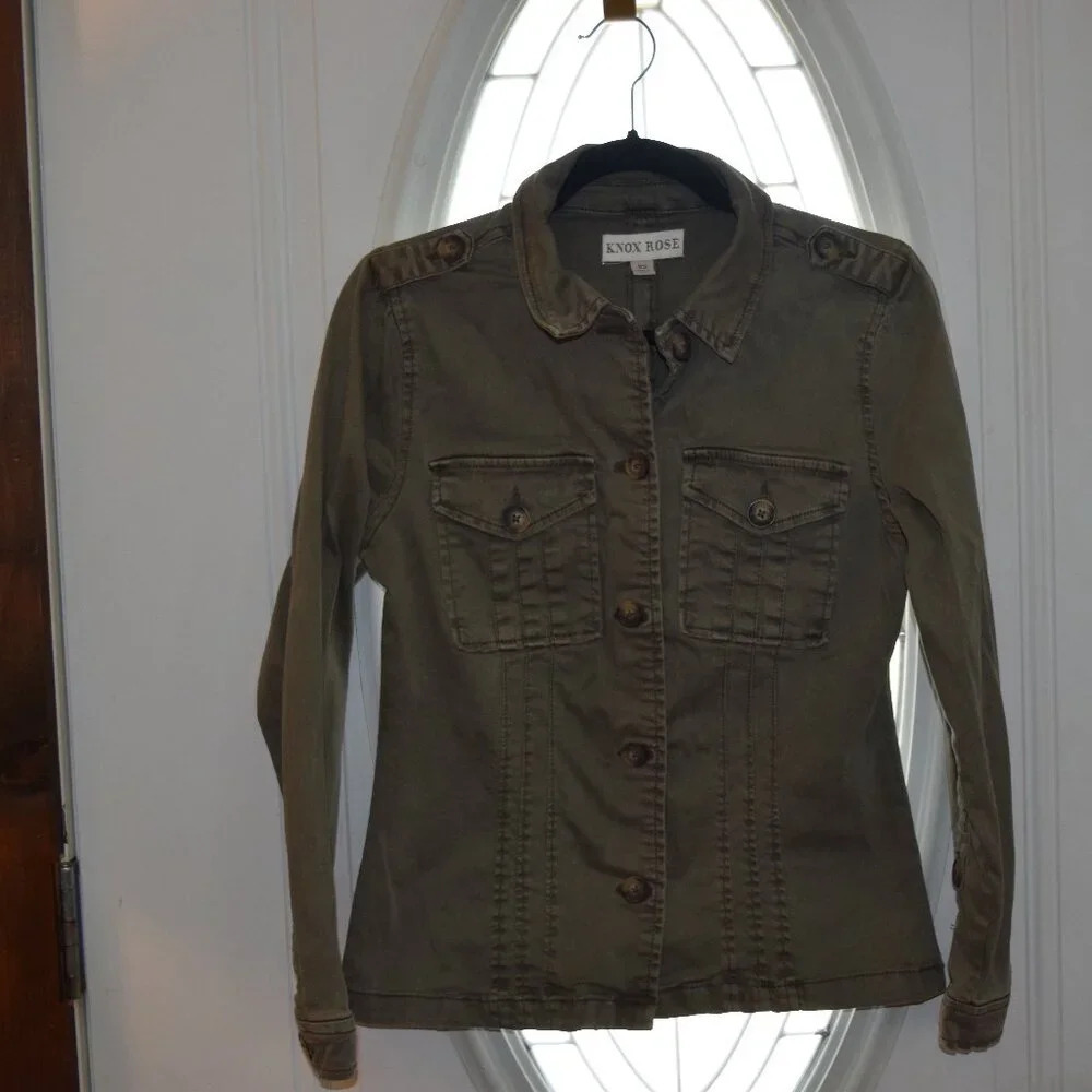KNOX ROSE Women's Army Jacket Size XS